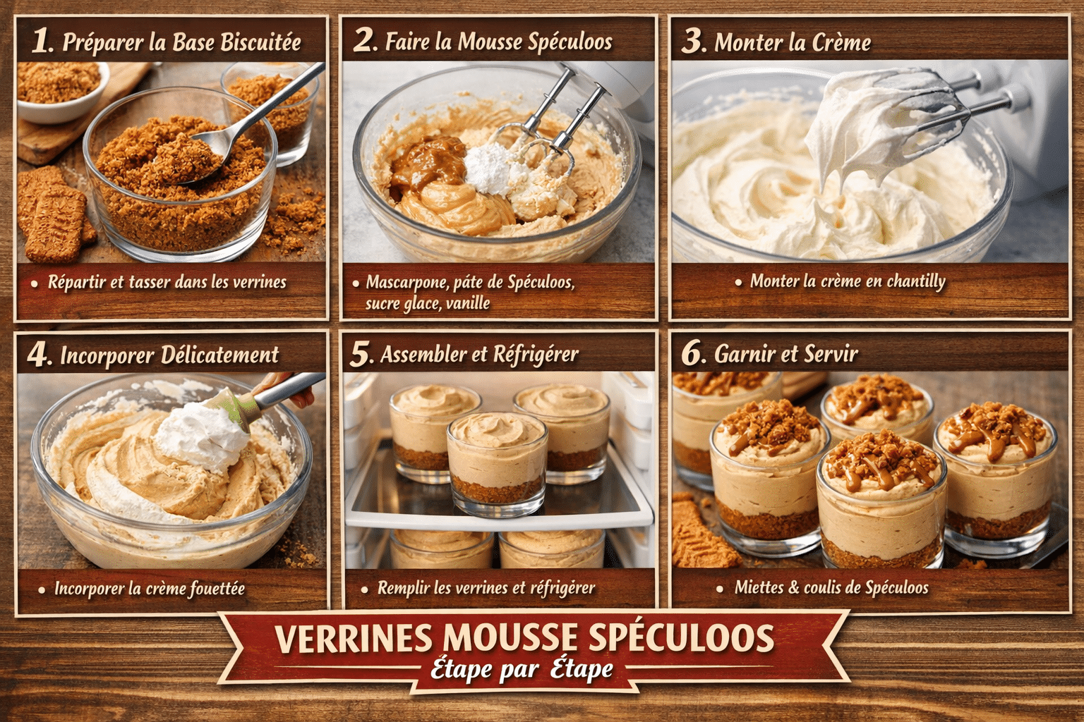 Comment Réaliser la Verrine Mousse Spéculoos