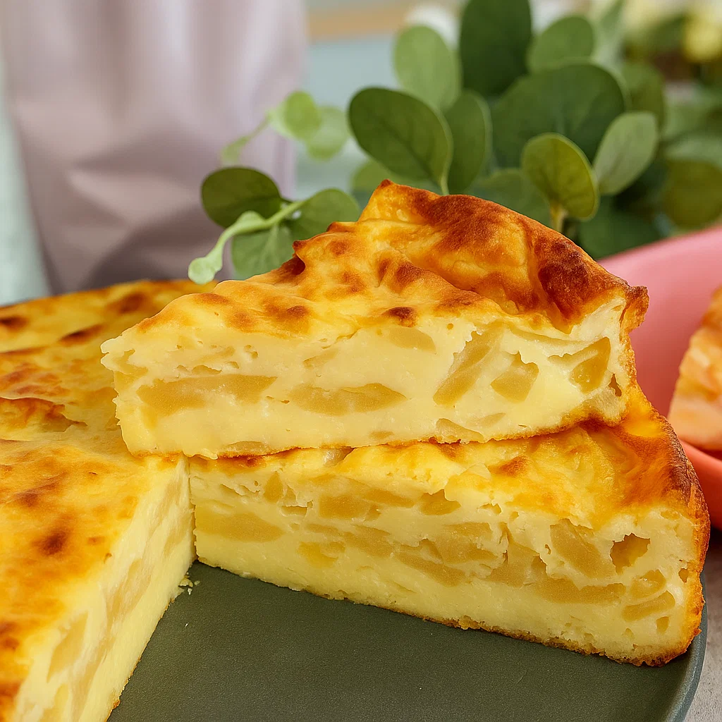 Flan aux pommes fondant