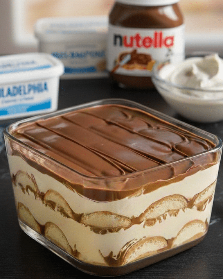 Tiramisu au Nutella : Une Douceur Sans Œufs Facile à Réaliser Recette Facile