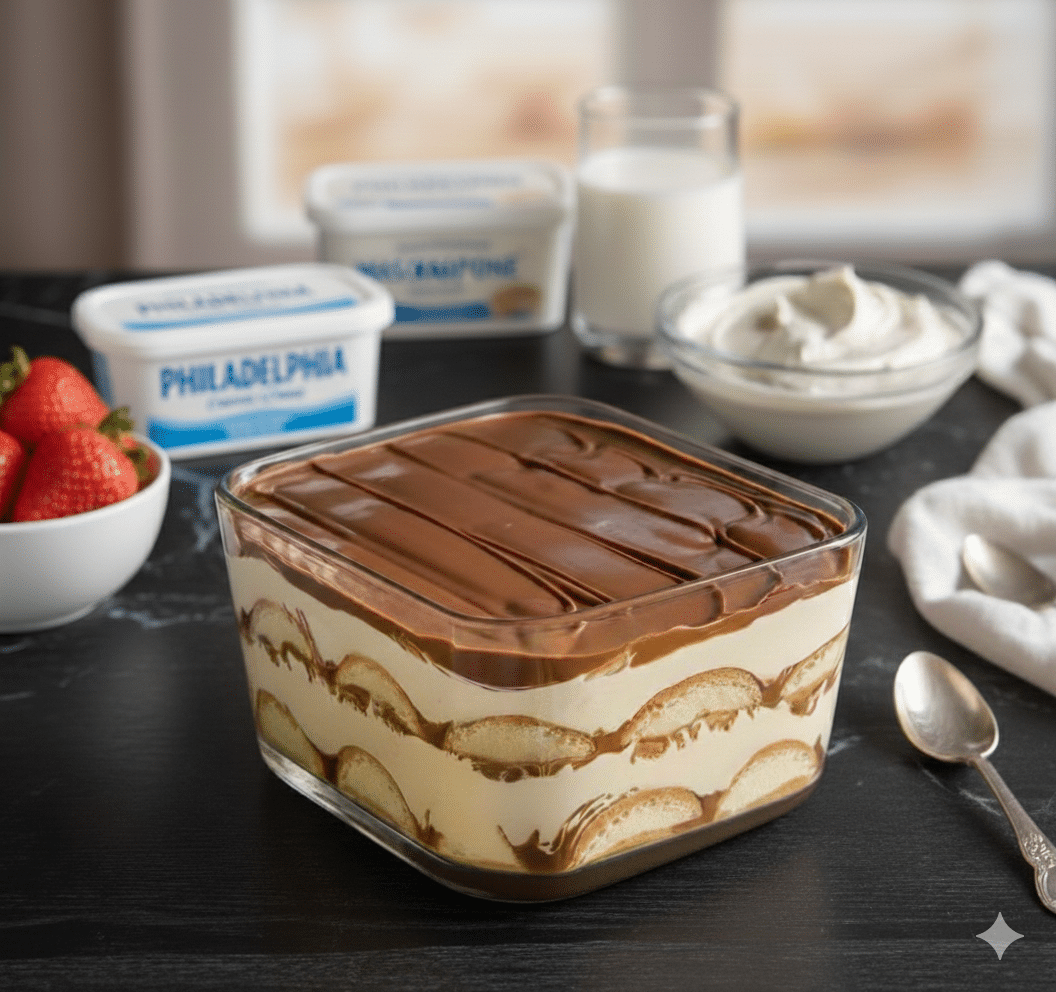 Tiramisu au Nutella : Une Douceur Sans Œufs Facile à Réaliser simple