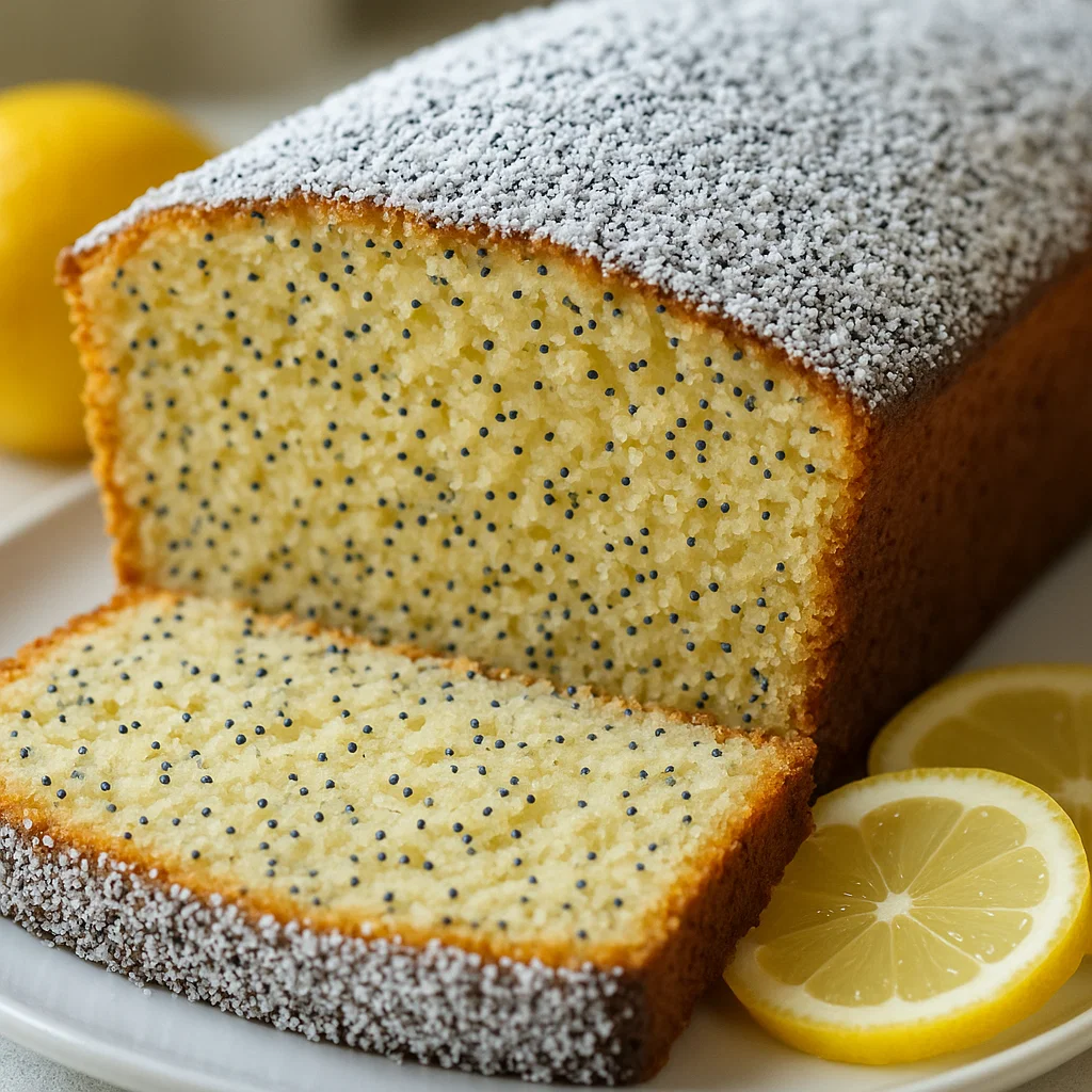 Cake Léger au Citron et Graines de Pavot