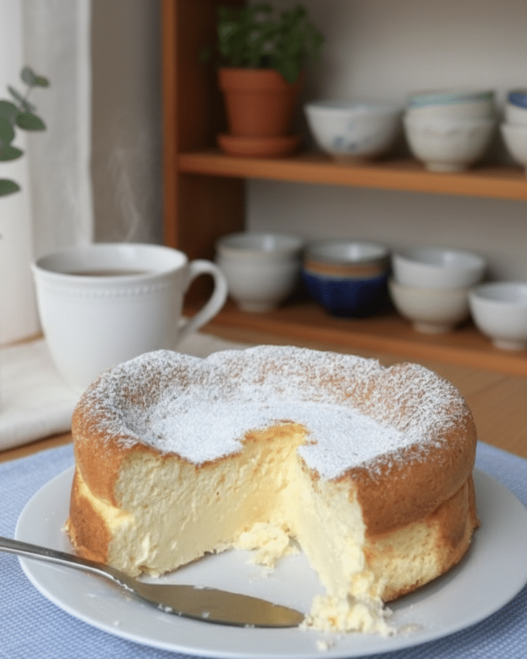 Gâteau Crémeux avec 3 Yaourts et 2 Œufs Un Délice Simple
