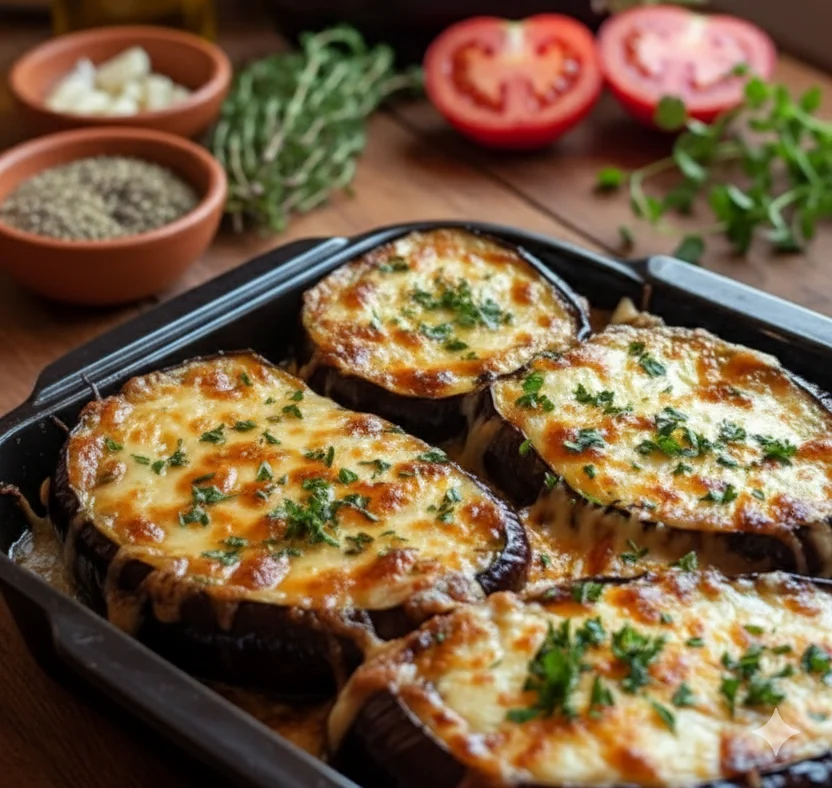 Aubergines gratinées