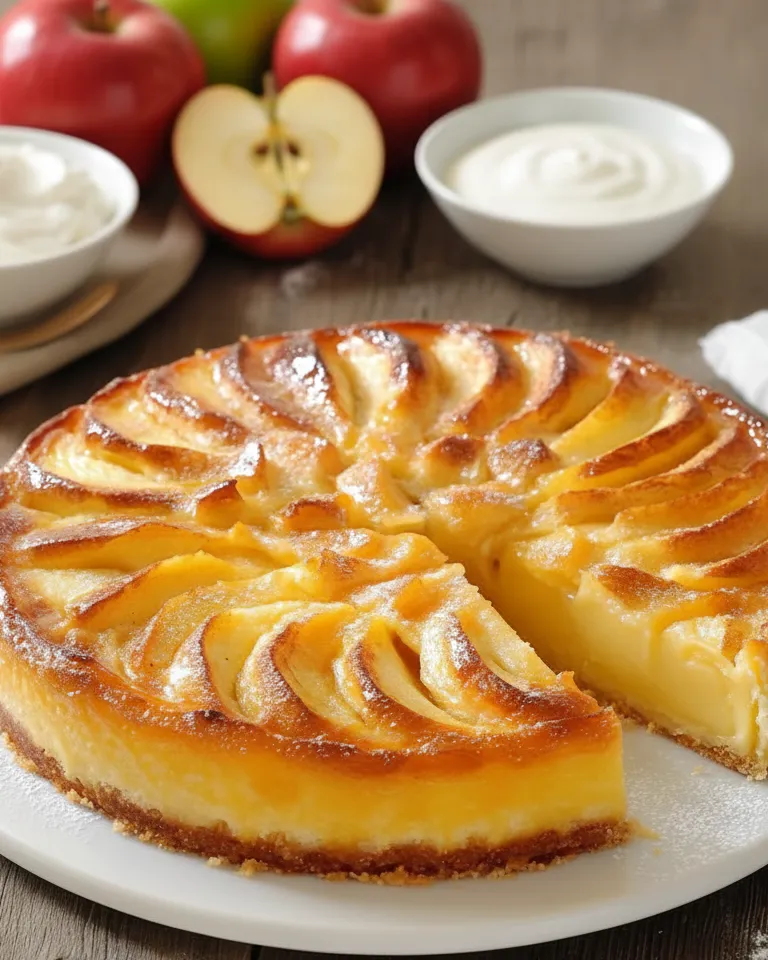 Flan Maison Pommes-Yaourt