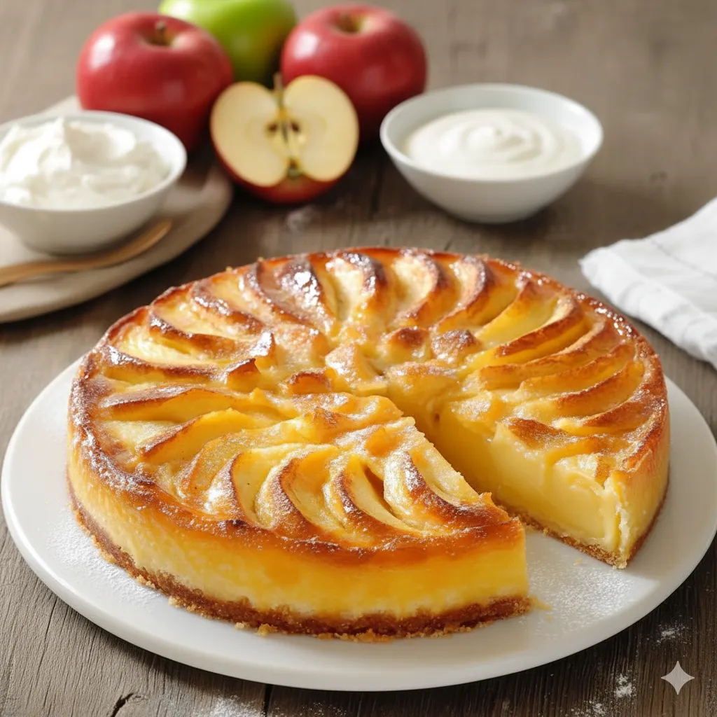 Flan Maison Pommes-Yaourt