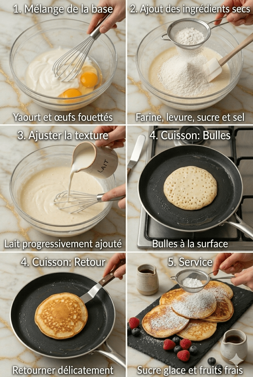 Pancakes au Yaourt Ultra : La Recette Moelleuse, Rapide et Irrésistible pour des Matins Gourmands Pancakes au Yaourt Ultra : La Recette Moelleuse, Rapide et Irrésistible pour des Matins Gourmands