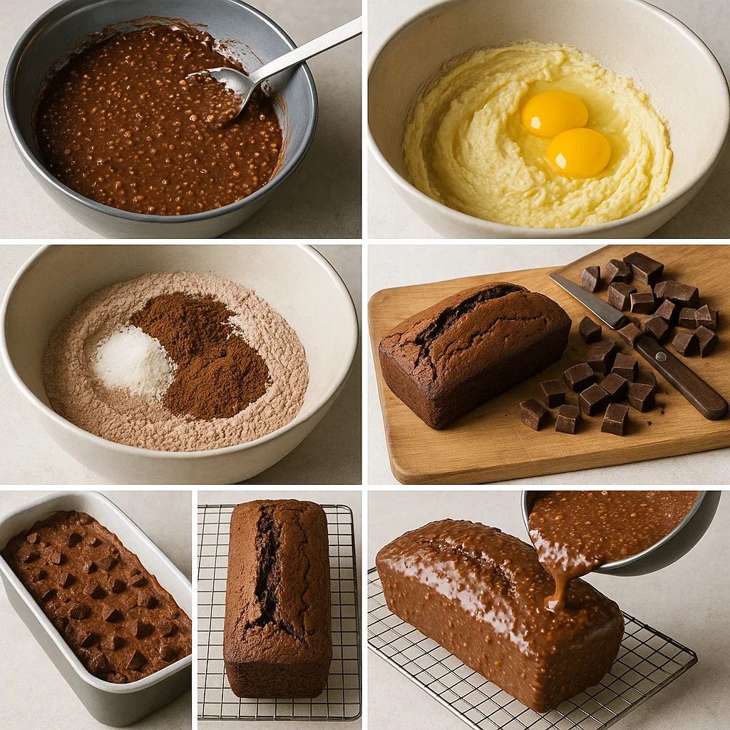 cake-moelleux-au-chocolat-&-noisettes-4 Cake Moelleux au Chocolat & Noisettes