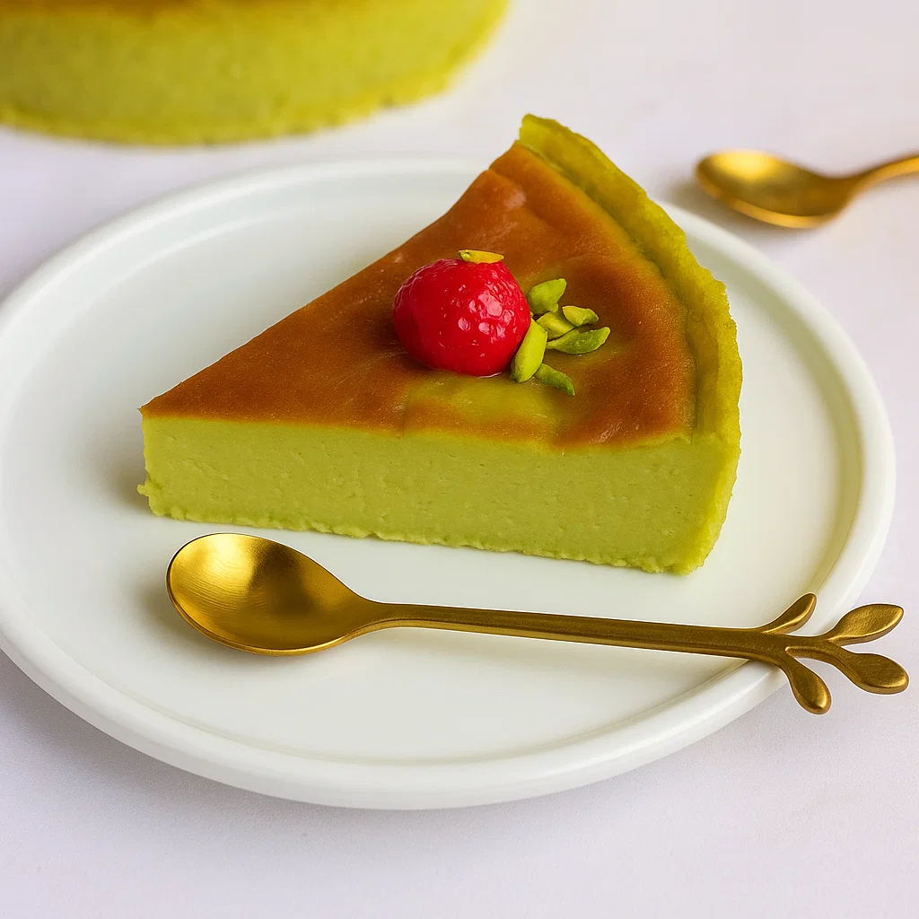 flan-patissier-a-la-pistache-2 Flan Pâtissier à la Pistache