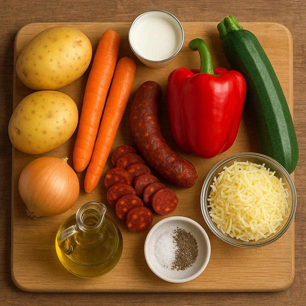 gratin-de-legumes-au-paprika-et-chorizo-3 Gratin de légumes au paprika et chorizo