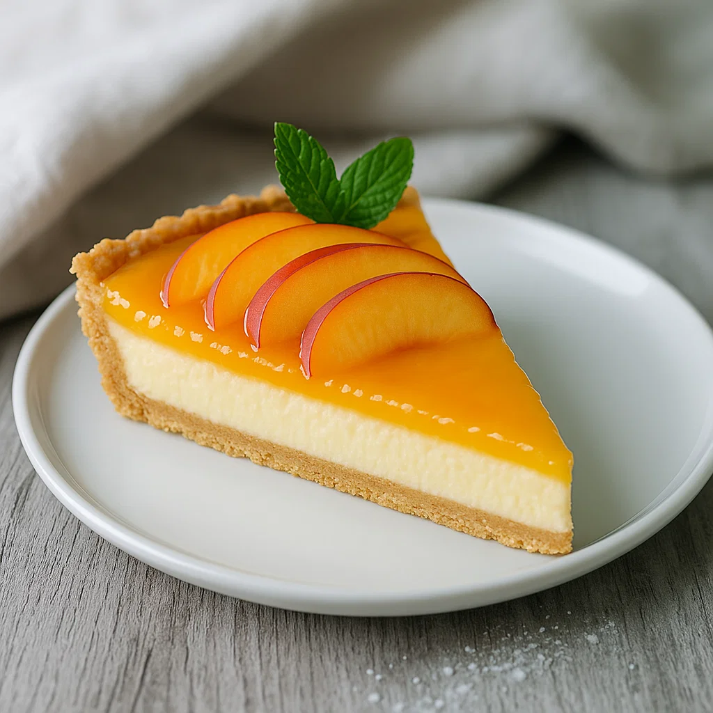 tarte-au-mascarpone-et-a-la-peche-2 tarte au mascarpone et à la pêche