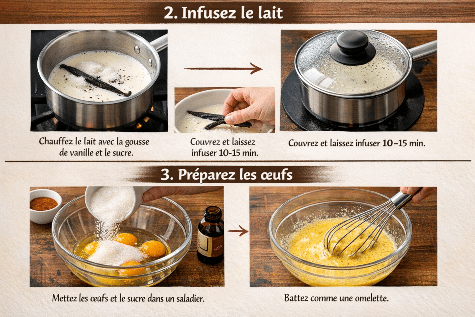 Étape par Étape: Œufs au Lait de Ma Grand-Mère : Le Dessert Réconfortant