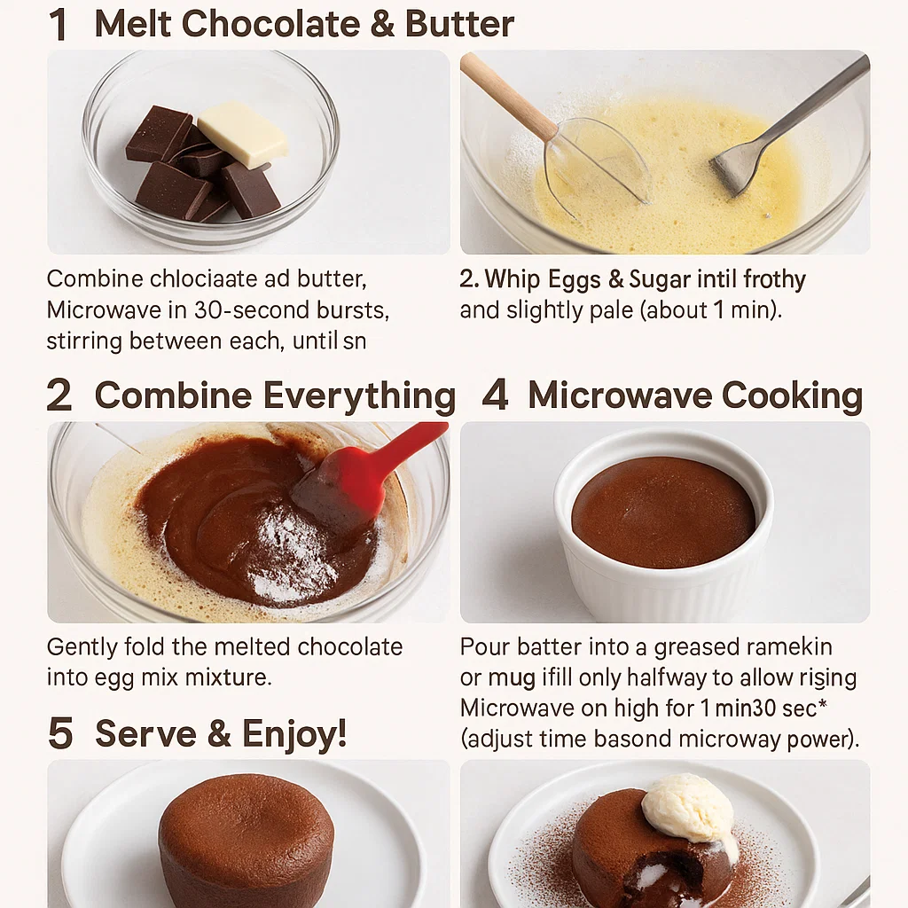 gateau-fondant-express-en-5-minutes-2 gâteau fondant express en 5 minutes : La Recette Miracle Sans Four !
