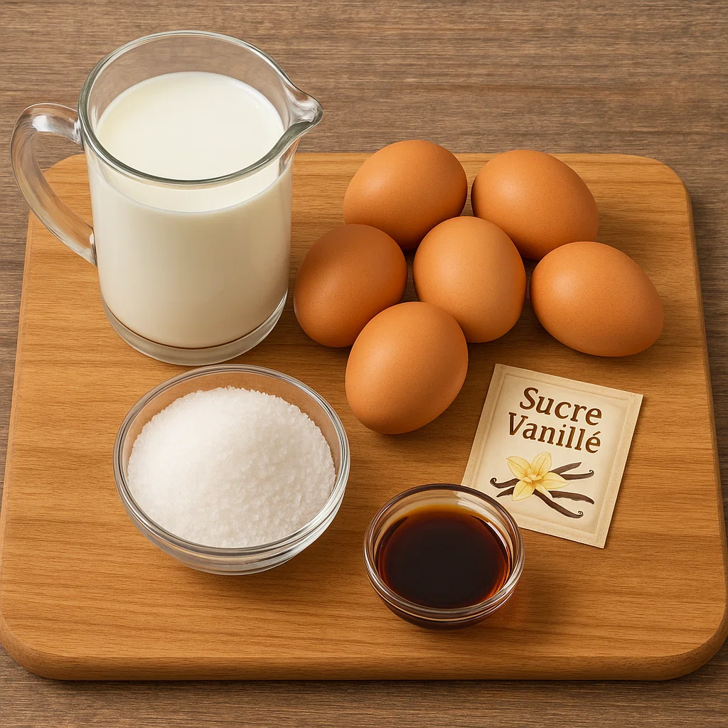 les-oeufs-au-lait-1 Ramequins de crème aux œufs au lait faits maison, dorés au four