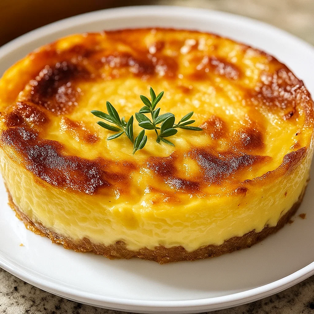 Flan-Provençal-2 Freshly chopped zucchini, onions, and minced garlic being sautéed in a hot skillet, the essential first step in preparing a flavorful Flan Provençal.