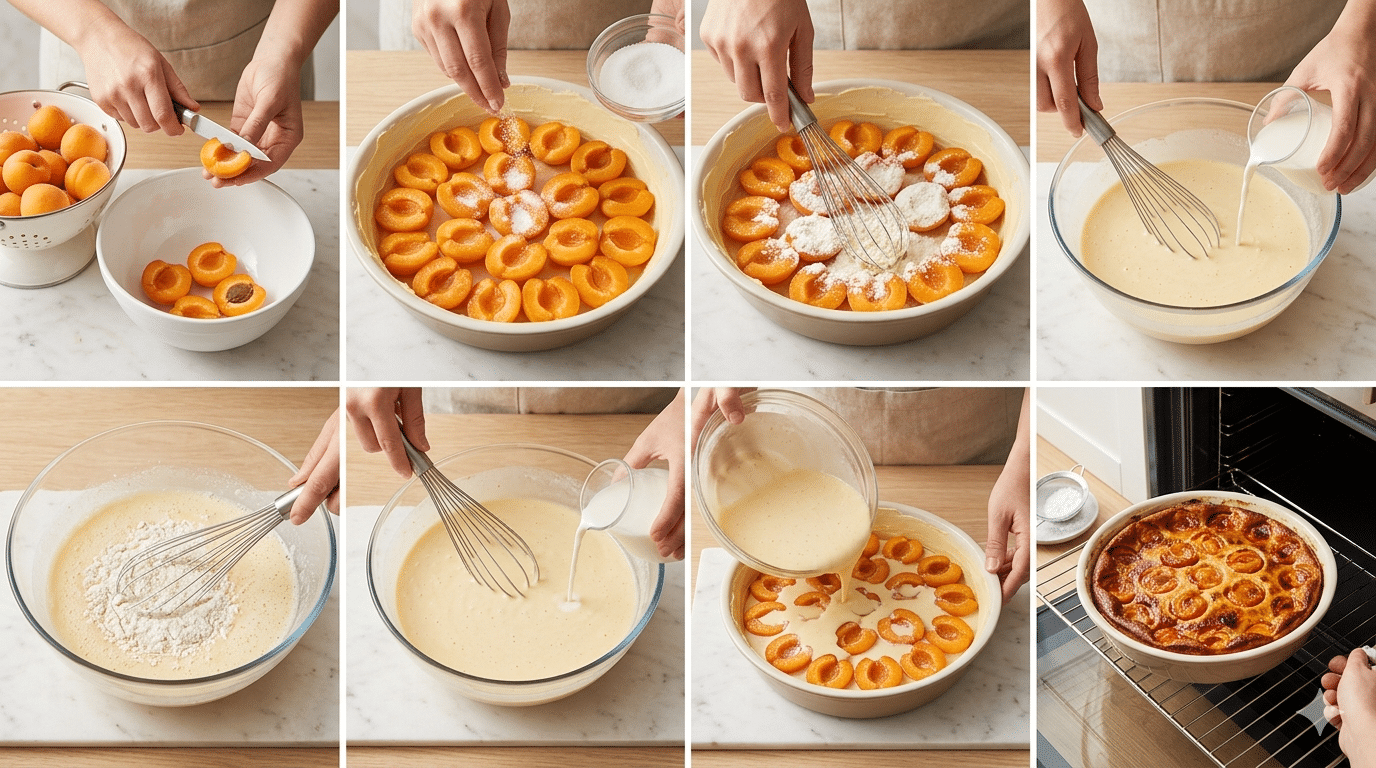 Clafoutis aux Abricots : Traditionnelle Clafoutis aux Abricots : Traditionnelle