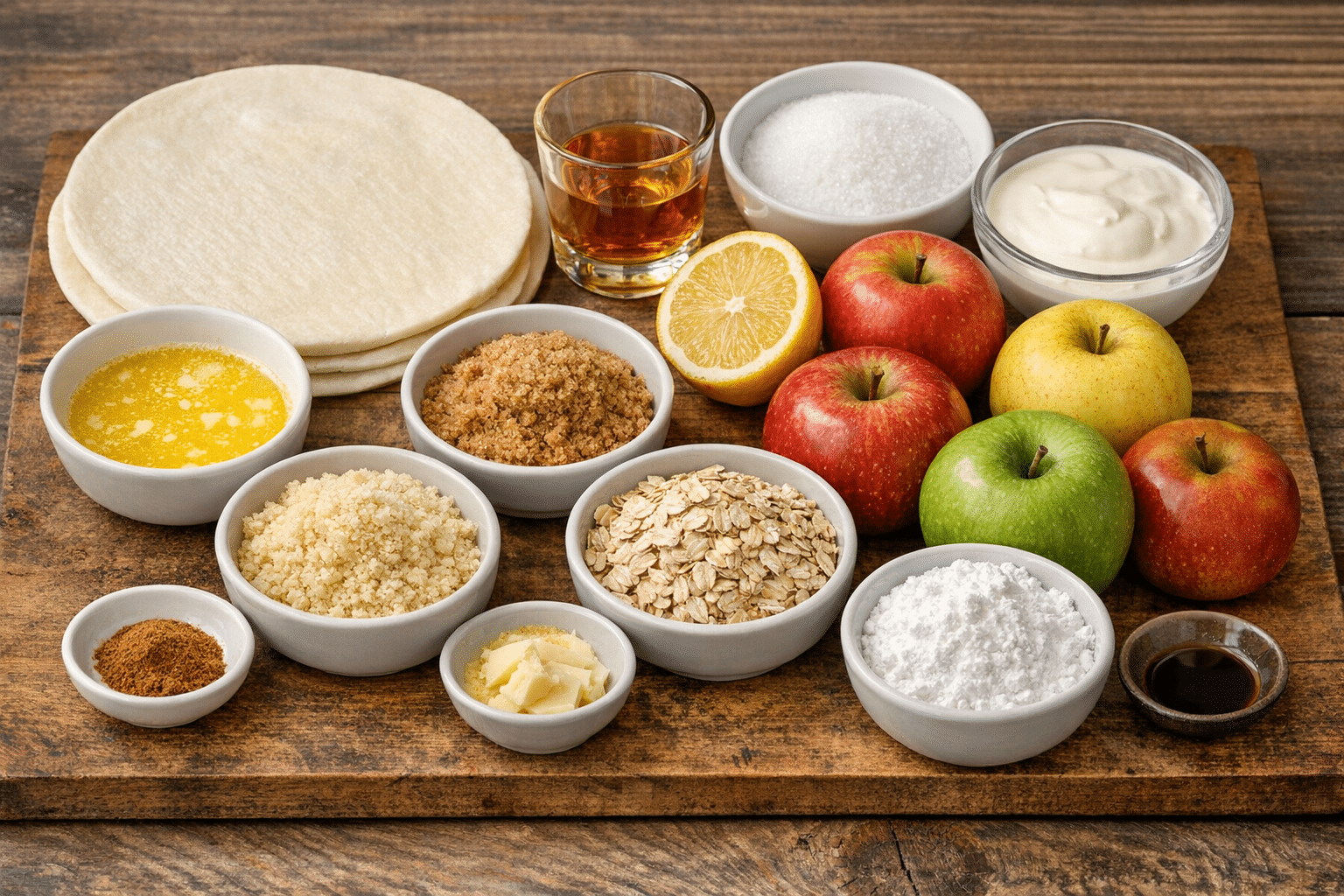 La Liste des Ingrédients : Croustade aux Pommes : La Tarte Rustique et Croustillante du Sud-Ouest de la France