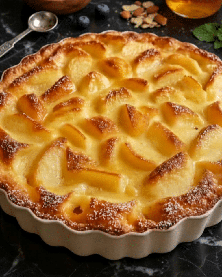 Clafoutis aux Pommes Recette