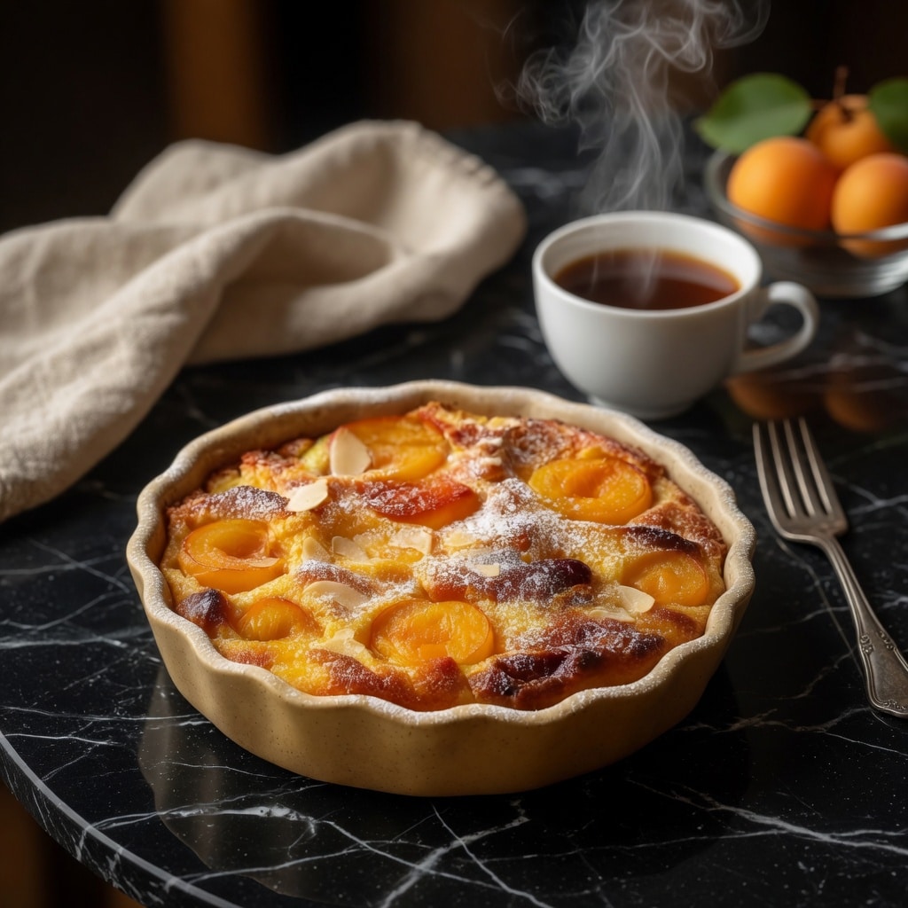 traditionne Clafoutis aux mirabelles 