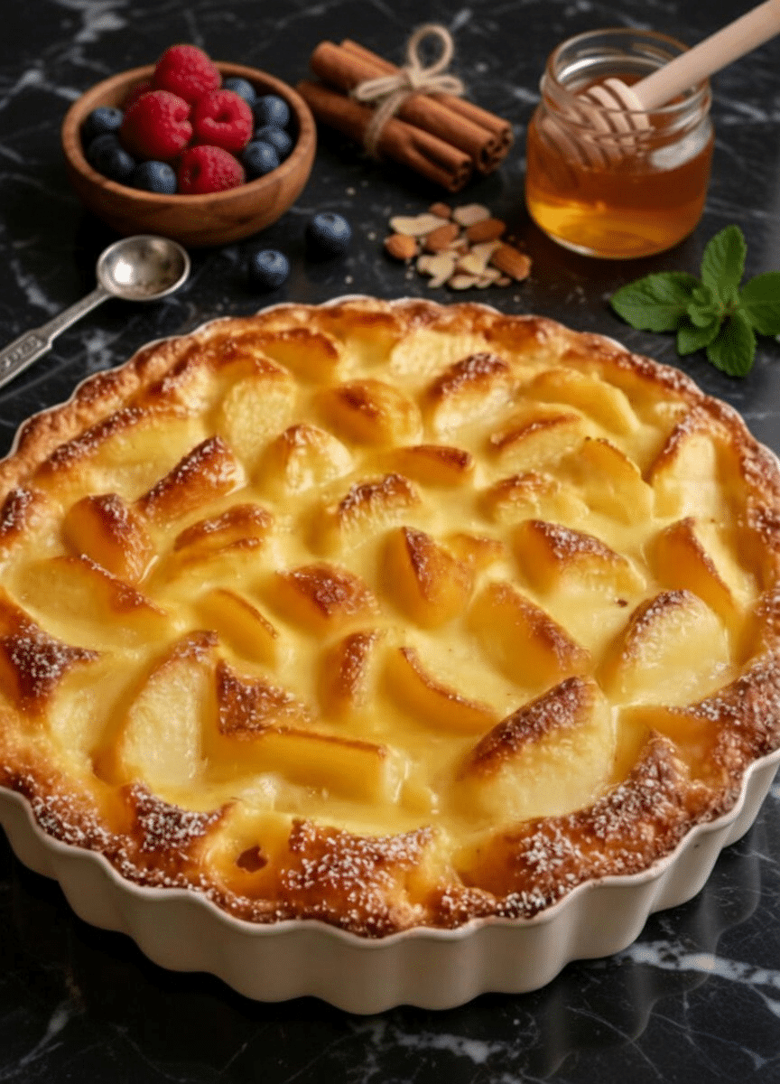 Clafoutis aux Pommes Recette Facile