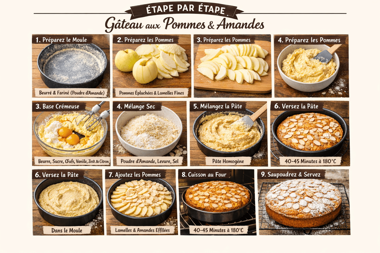 Comment faire le Namandier aux pommes moelleux