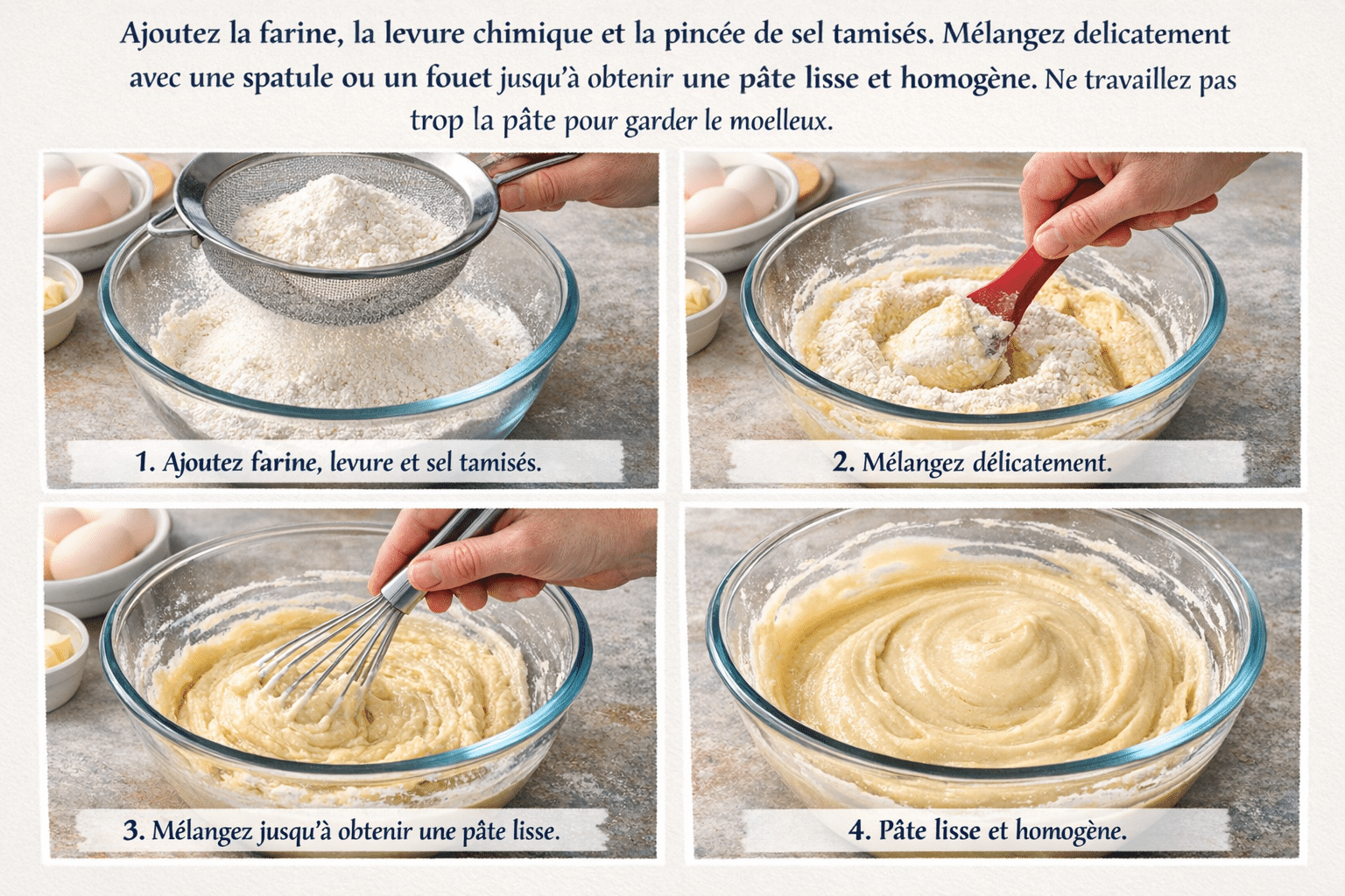 Les ingrédients secs