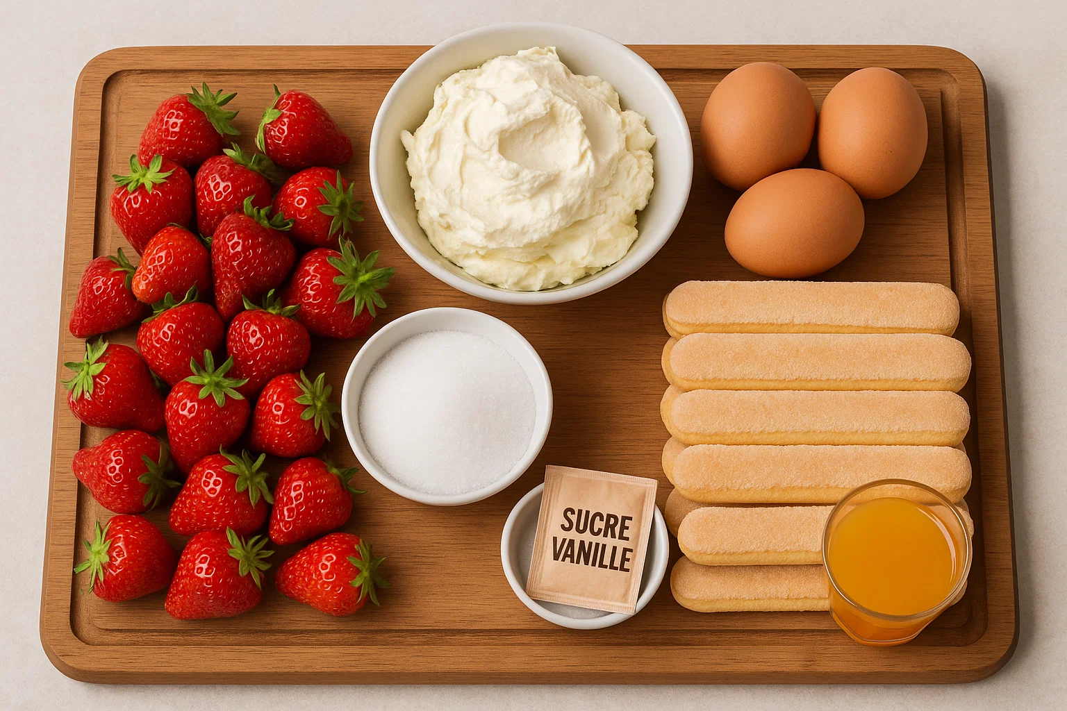 Charlotte aux Fraises Façon Tiramisu 3 Une Tarte Vanille et Praliné entière, fraîchement préparée, avec un mélange de crème et de praliné, sur une grille de refroidissement.