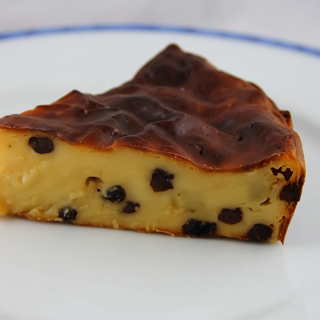 Flan Pâtissier au Rhum et Raisins 3 Gros plan sur la crème à flan épaissie dans une casserole, lisse et brillante, prête à être versée.