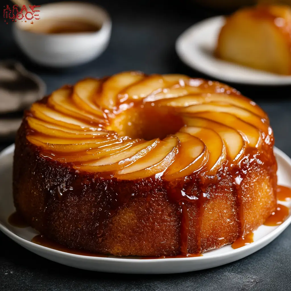Gâteau aux Pommes Tomber Terre 1 Gros plan sur la pâte à gâteau très épaisse après l'incorporation des dés de pommes.