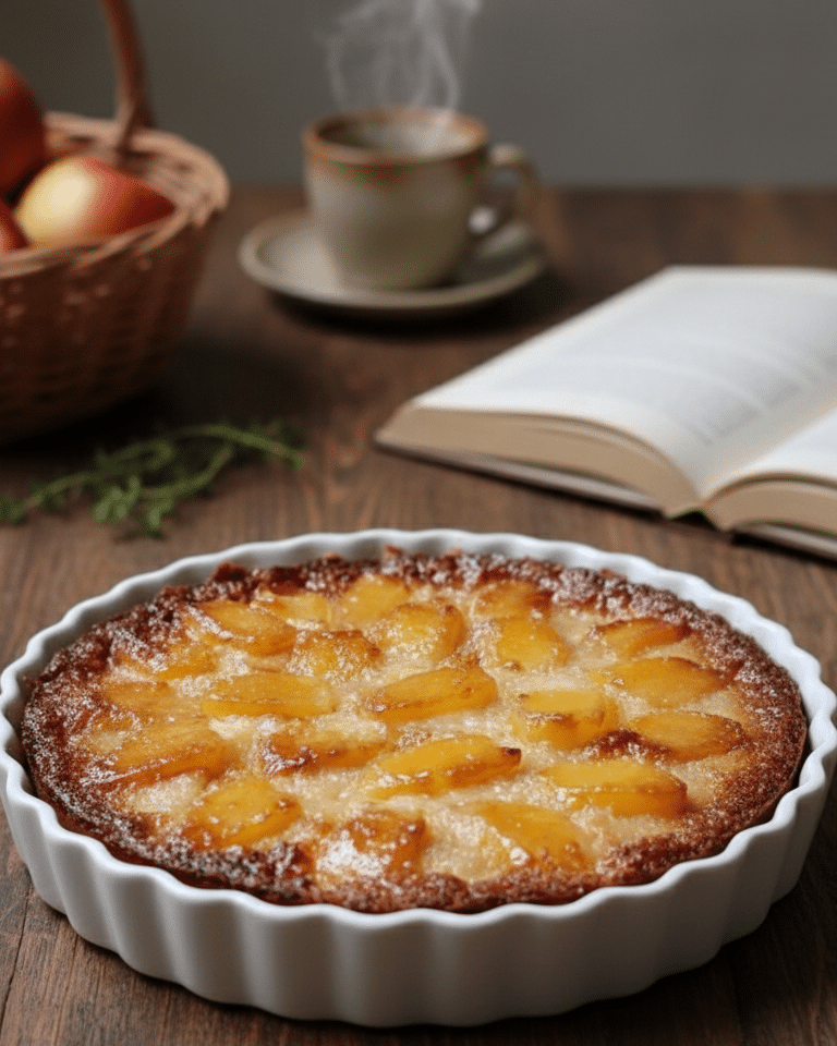 Gâteau aux Pommes Tomber Terre