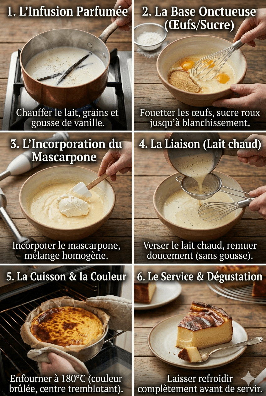 flan au mascarpone reste relativement léger malgré sa richesse 