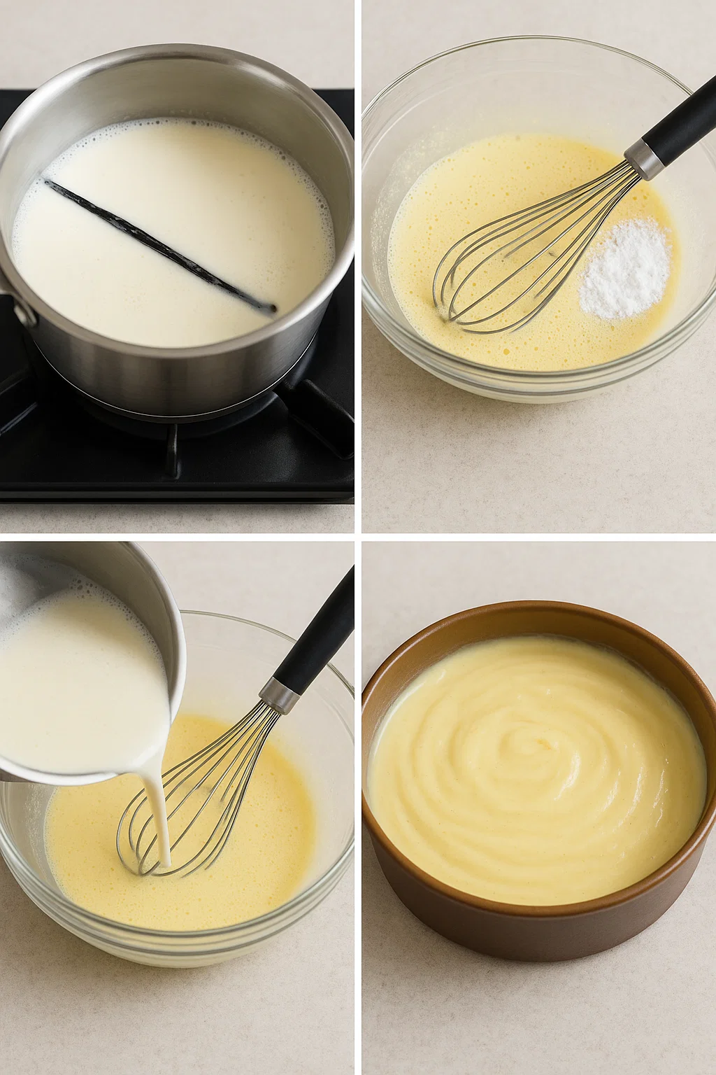 flan du boulanger 1 Ingrédients pour le Flan du Boulanger : lait, œufs, sucre, maïzena, vanille, beurre. flan du boulanger