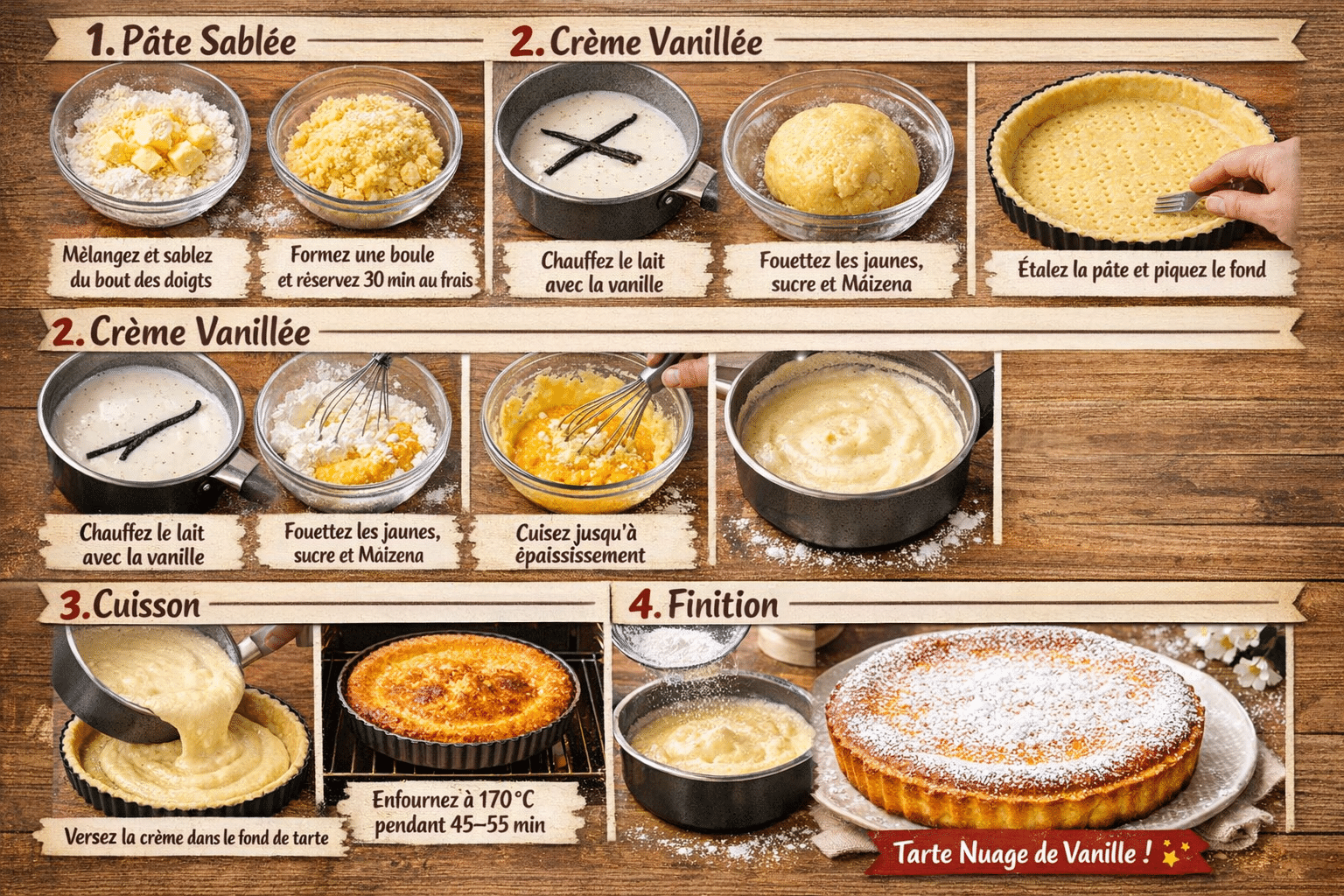 Conseils pour perfectionner le Gâteau Crémeux à la Vanille Tarte Nuage