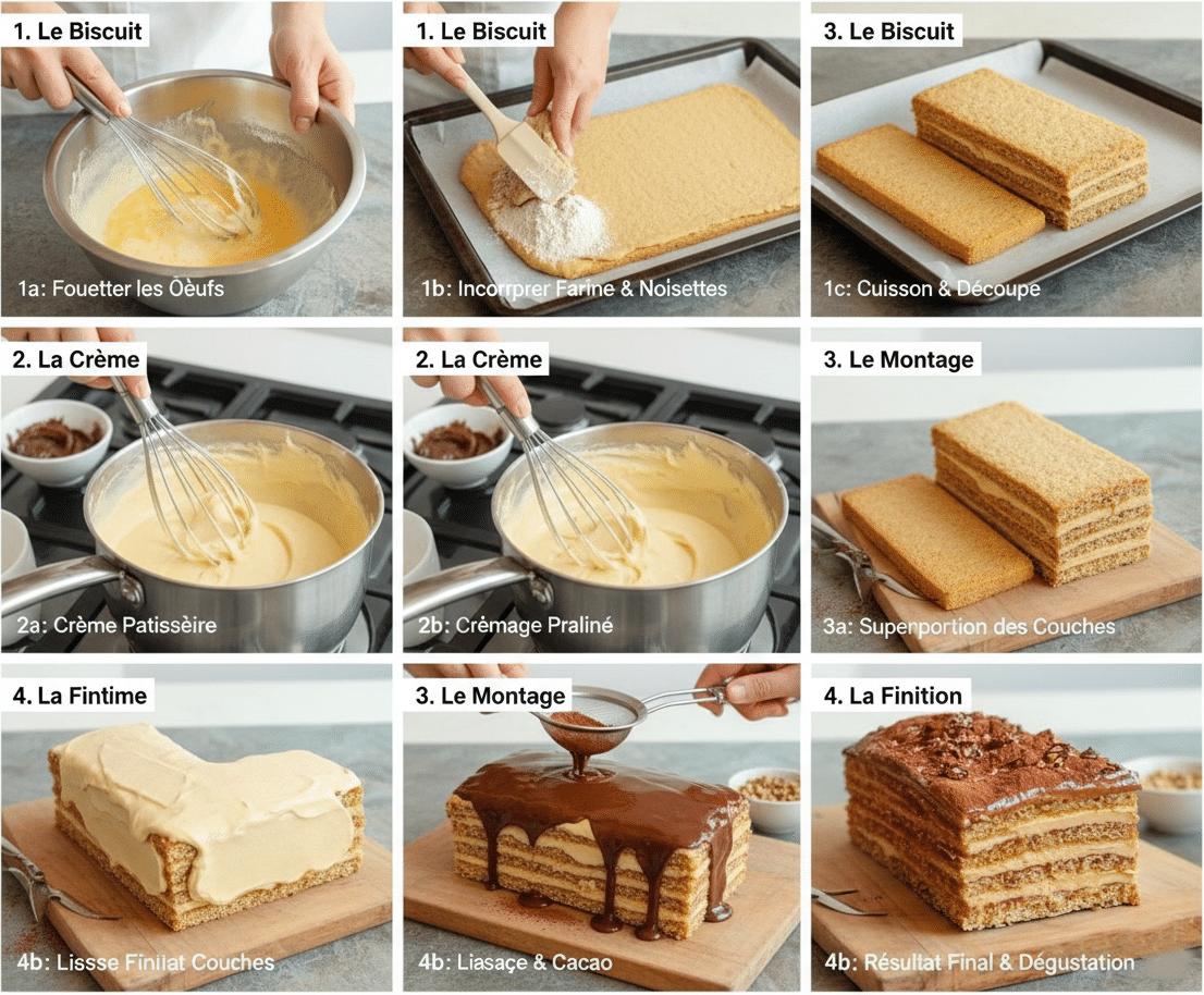Le Guide de Préparation Étape par Étape: le Gâteau Petit Beurre au Café