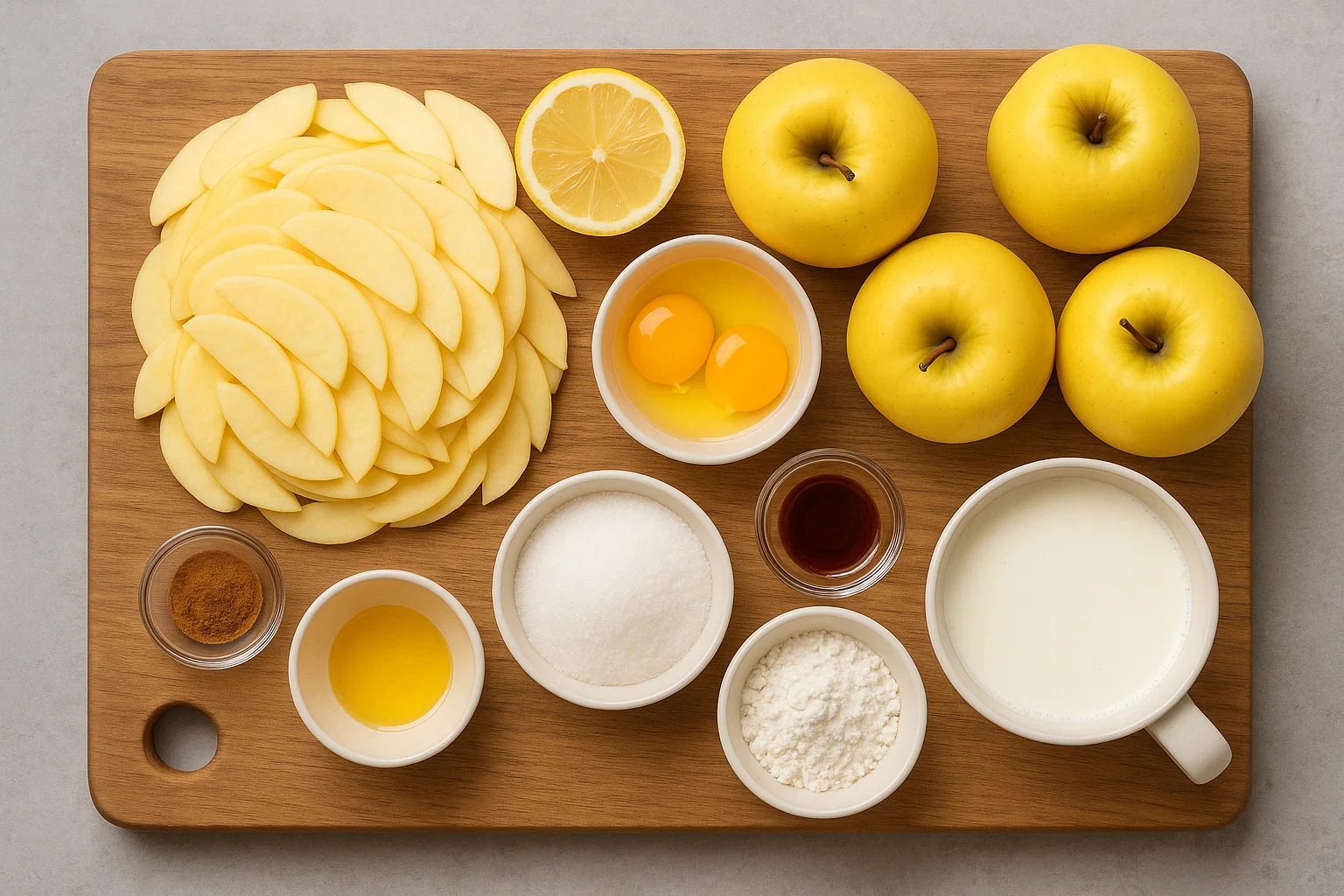 Tarte aux Pommes Express Sans Pâte 4 Part de Tarte aux Pommes Express Sans Pâte sur une assiette, montrant la texture fondante sans croûte.