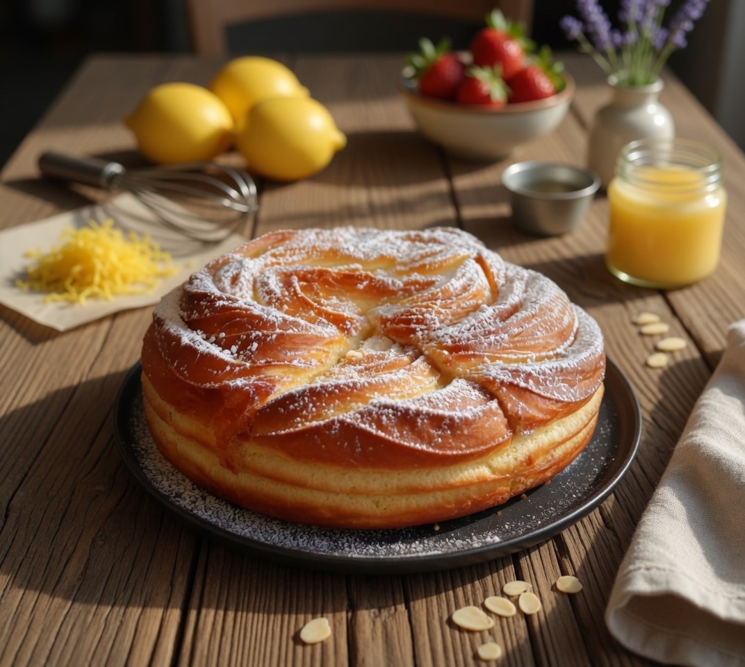 La Vraie Tarte Tropézienne : La Brioche Moelleuse, la Crème Onctueuse et le Sucre Glace qui Font Fondre
