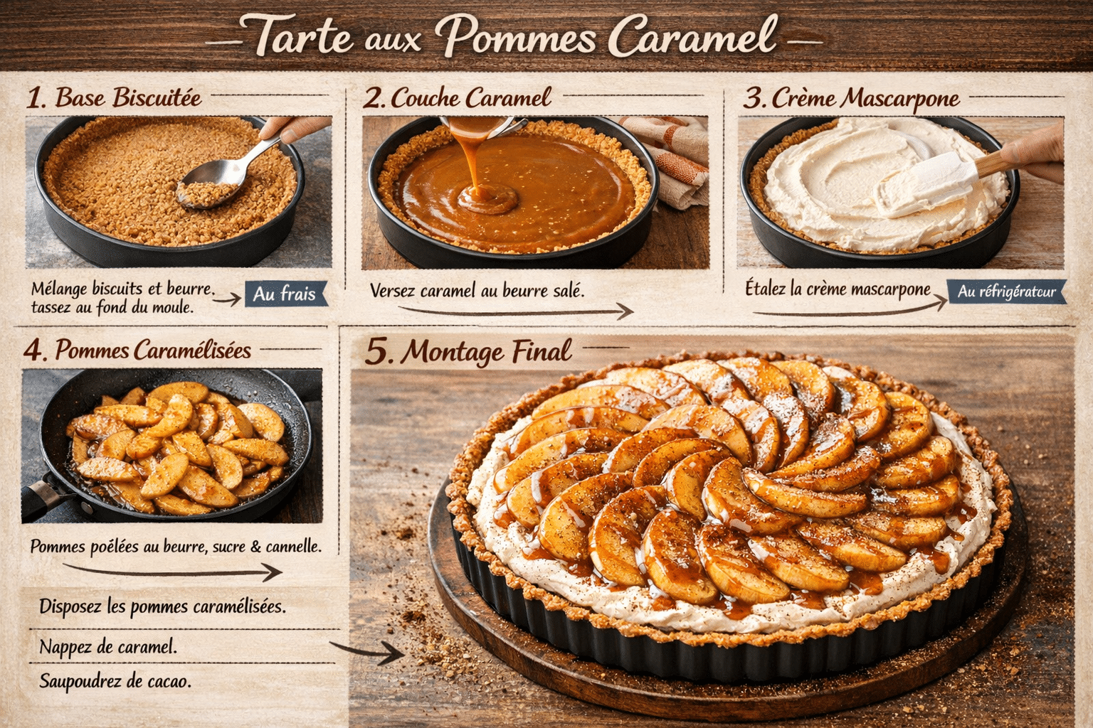 Étape par Étape: Couilles de Suisse : Tarte au Mascarpone et à la Pomme : Le Secret d'un Dessert Crémé et Inoubliable