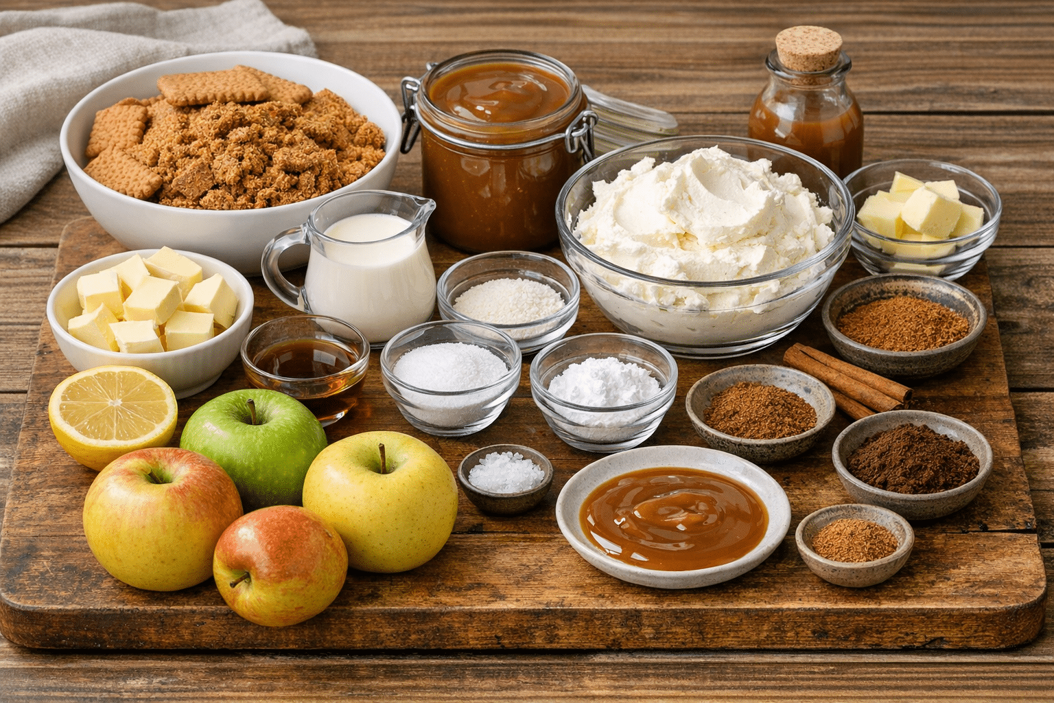 La Liste des Ingrédients : Tarte au Mascarpone et à la Pomme : Le Secret d'un Dessert Crémé et Inoubliable