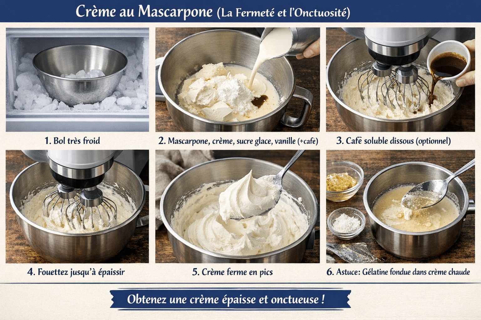 Instructions Pas à Pas Étape par Étape Gâteau Fondant Chocolat et Mascarpone Recette Facile