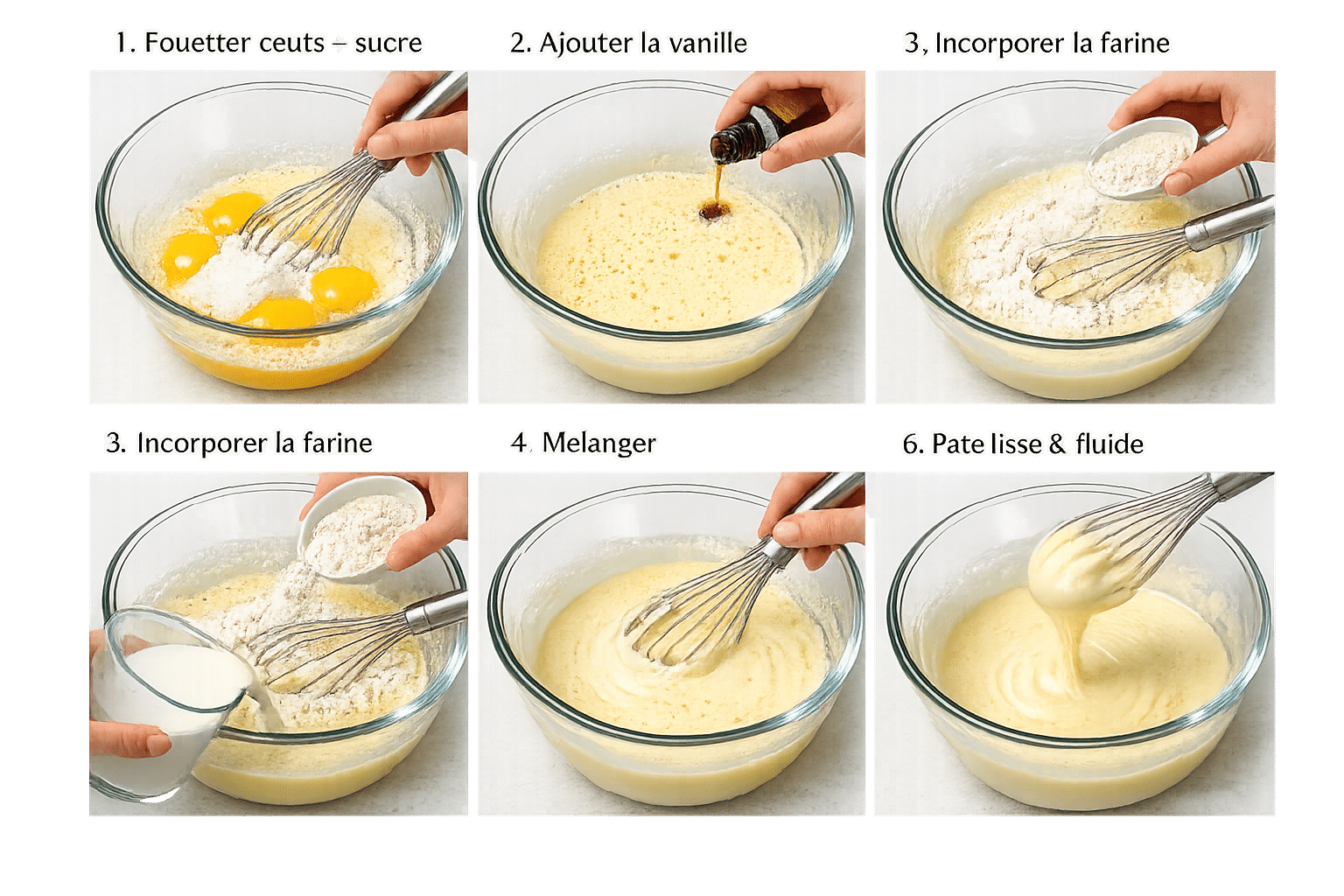 Préparer la pâte