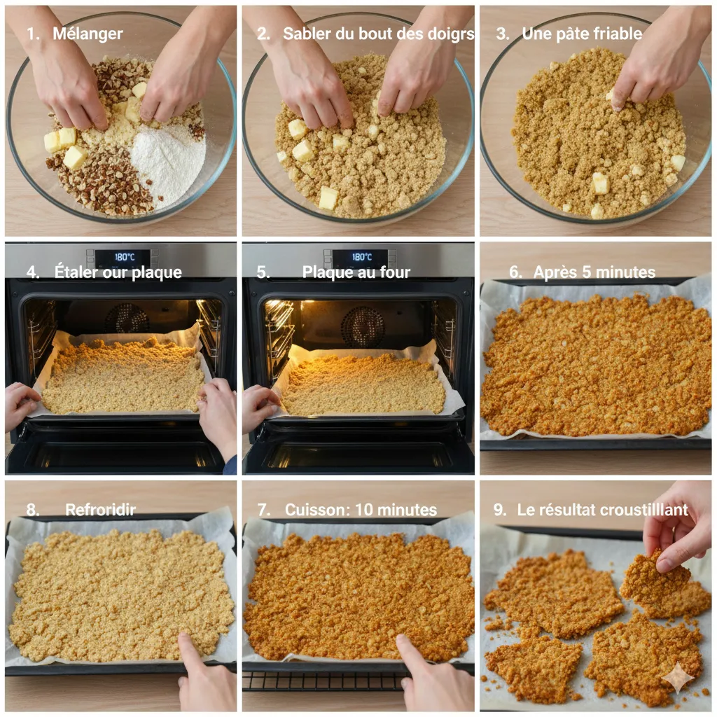 Bûche café-noisette croustillante