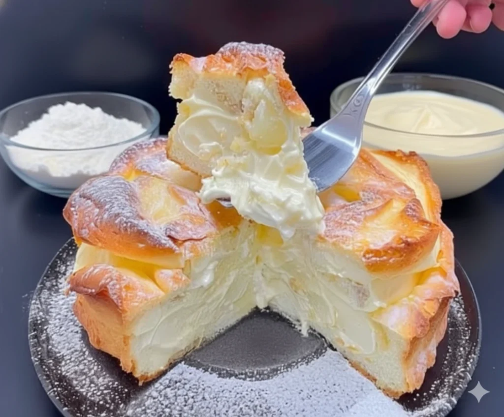 Ingrédients pour Gâteau Karpatka : beurre, farine, œufs, lait, Maïzena, sucre et gousse de vanille.