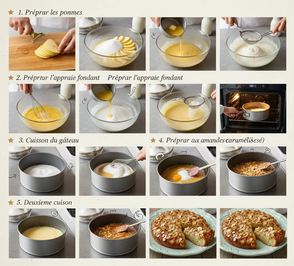 Pâte à grimolle légère, liquide, avec la farine, les œufs et le lait dans un saladier.