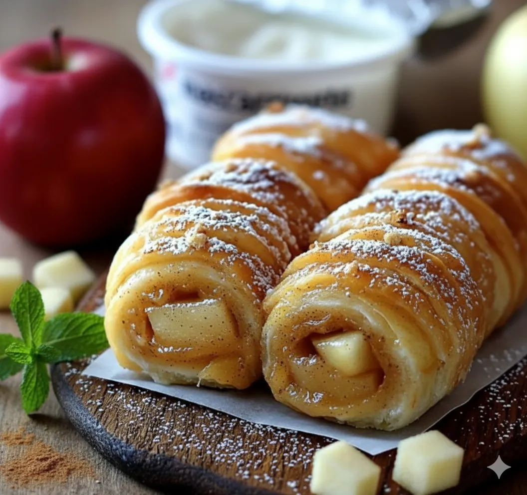 Faites des Roulés aux Pommes Cannelle Faciles