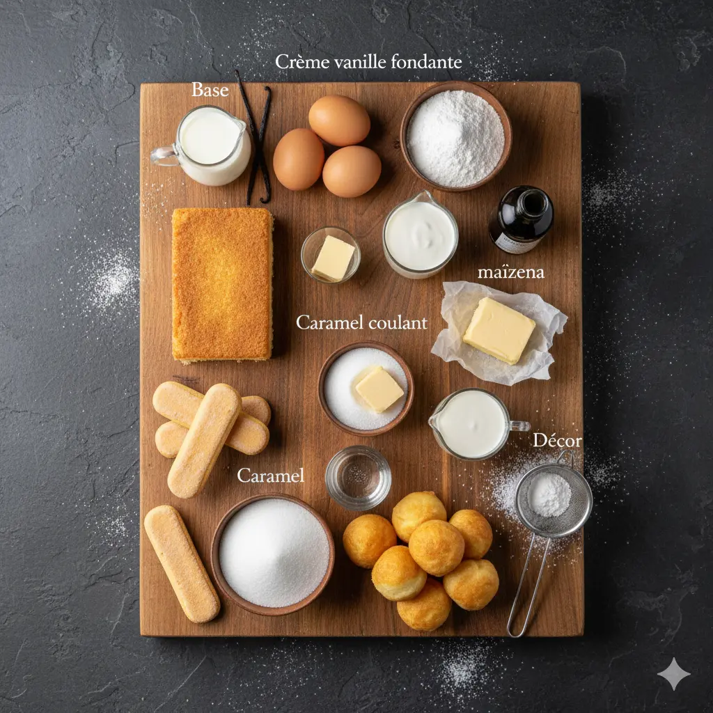 Part de Tiramisu Classique coupée, révélant les couches distinctes de crème et de biscuits imbibés.