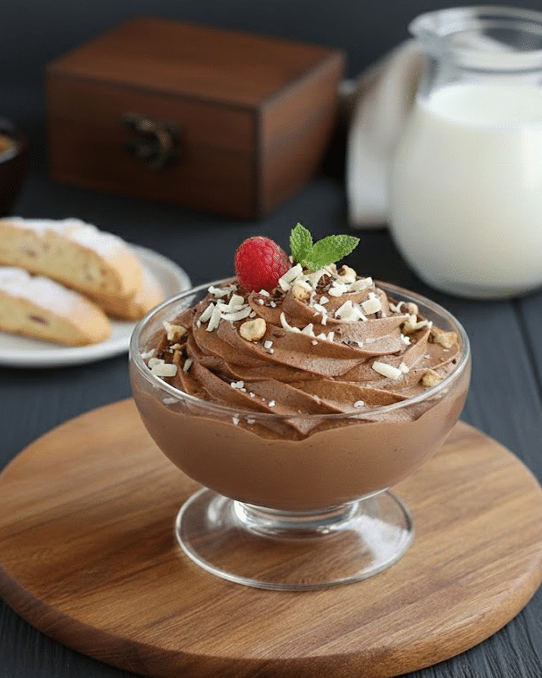Mousse au Chocolat et Mascarpone ULTRA FACILE