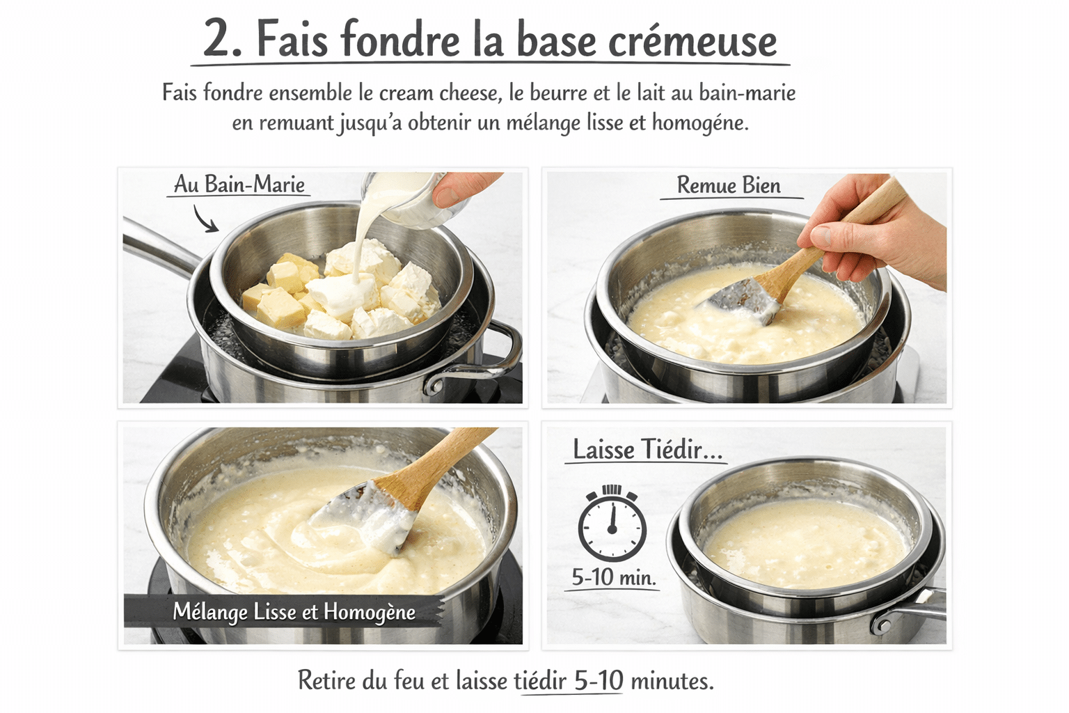 4. Monte les blancs en neige (l’étape clé pour le « nuage ») 4. Monte les blancs en neige (l’étape clé pour le « nuage »)