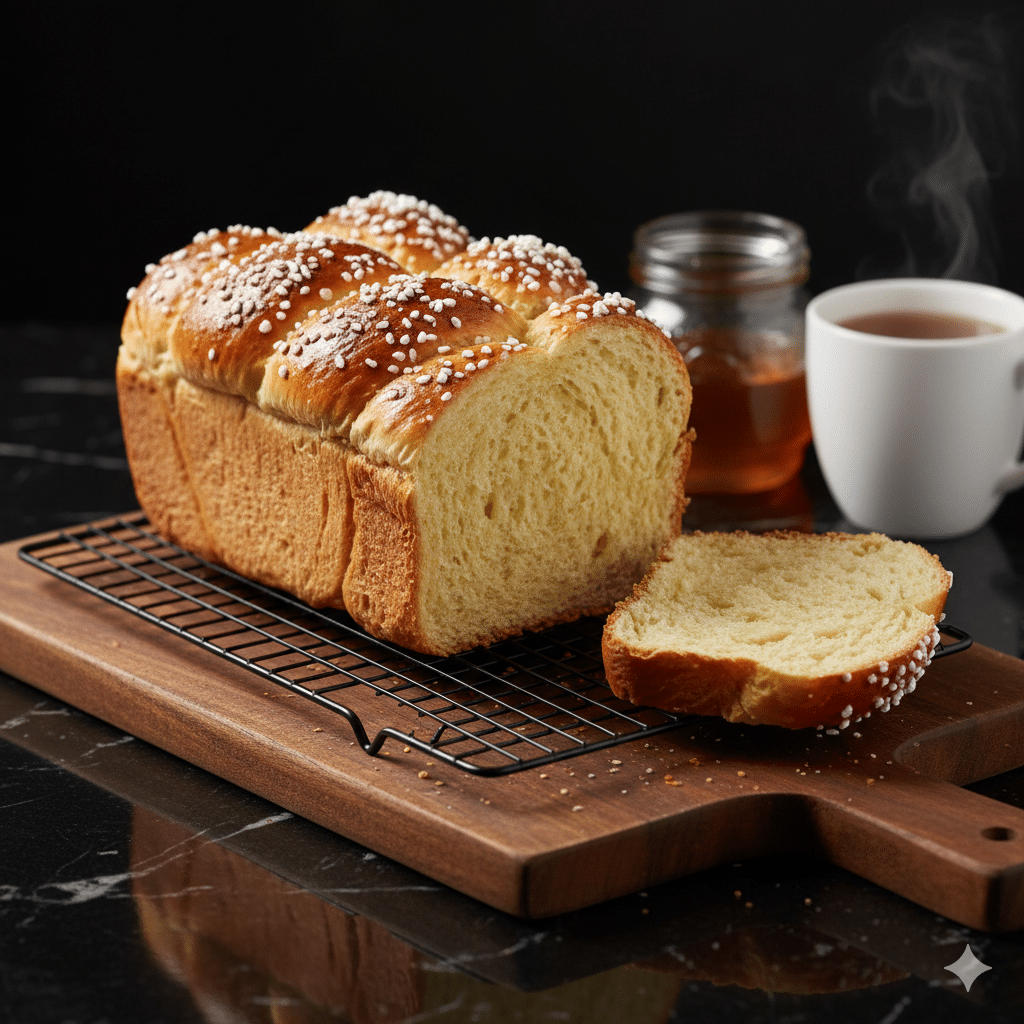 Pâte à brioche élastique et lisse dans un robot pâtissier Brioche de Noël super moelleuse au miel et orange