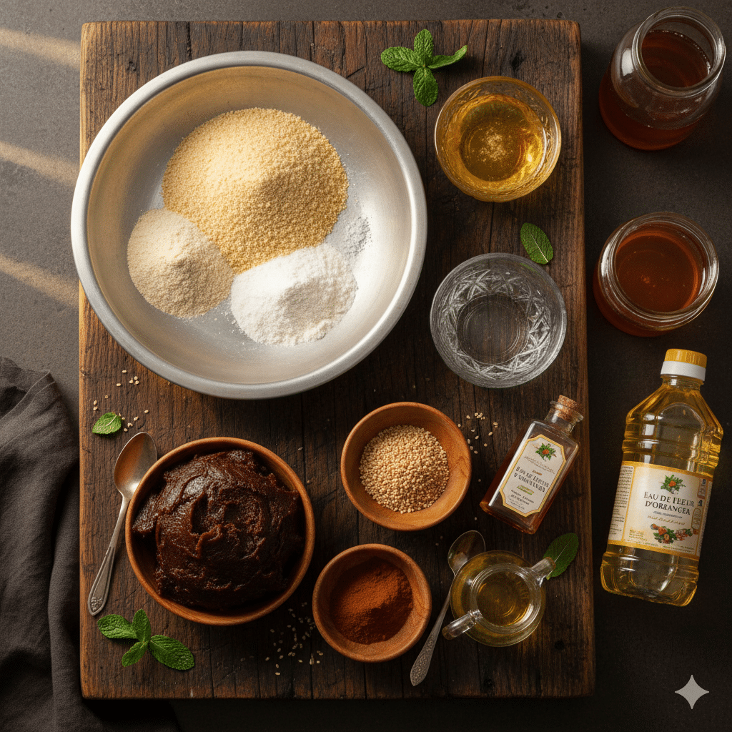 Délices d'Orient Makrouts délicatement sablée au beurre, rencontre un cœur de dattes onctueux et parfumé à la cannelle. Les Délices d'Orient Makrouts sont bien plus que de simples pâtisseries