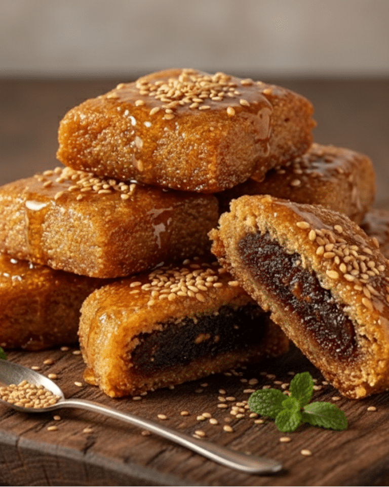 Une composition de quatre photos montrant les ingrédients traditionnels des makrouts : semoules, pâte de dattes aux épices, miel doré et eau de fleur d'oranger sur un plan de travail en bois rustique. Délices d'Orient Makrouts
