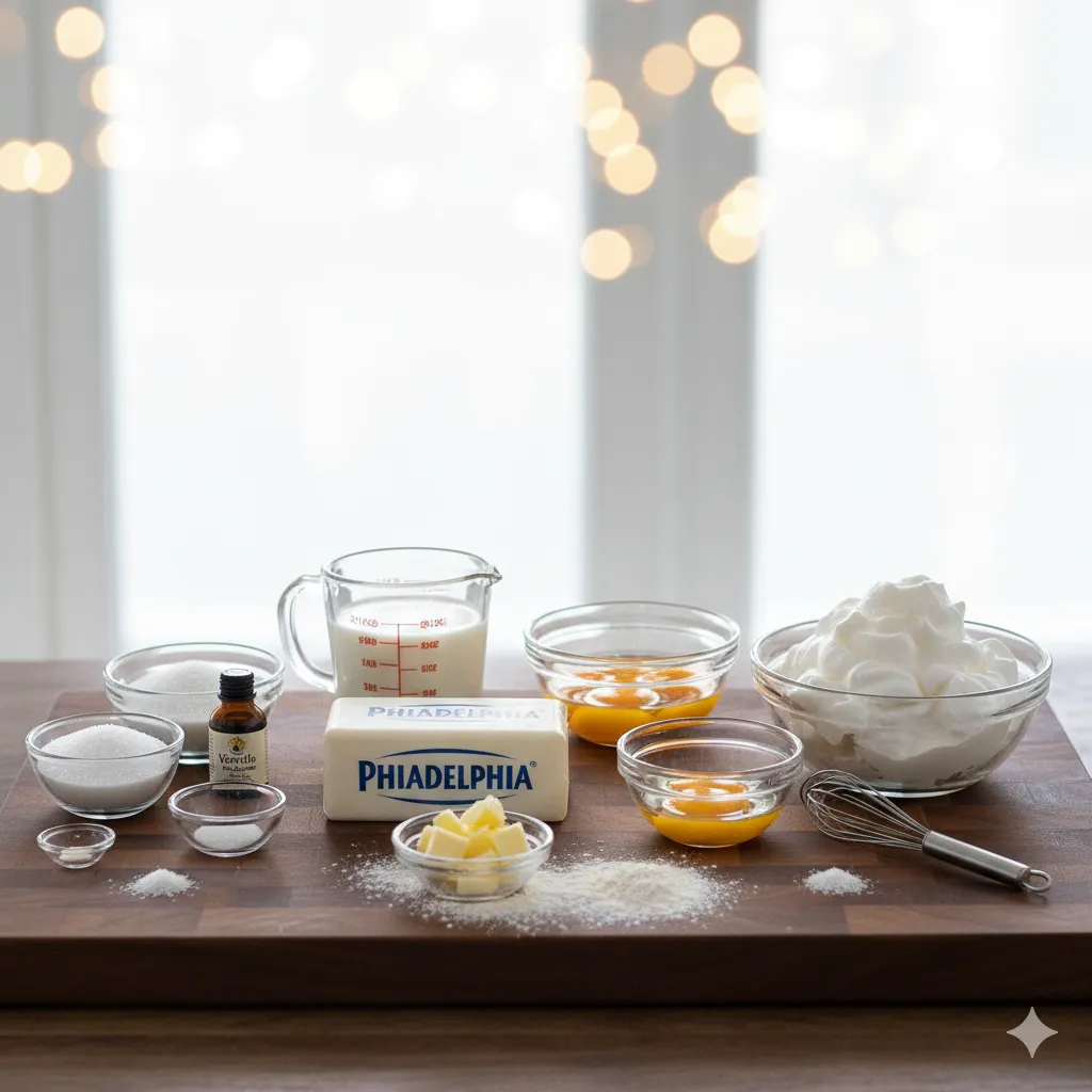 Blancs d'œufs montés en neige avec du sucre et du citron, formant des pics souples et brillants.